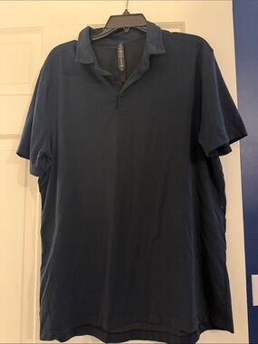lululemon athletica Navy Short-Sleeve Polo